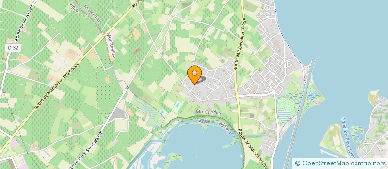 localisation de l'entreprise PHILIN  MARSEILLAN