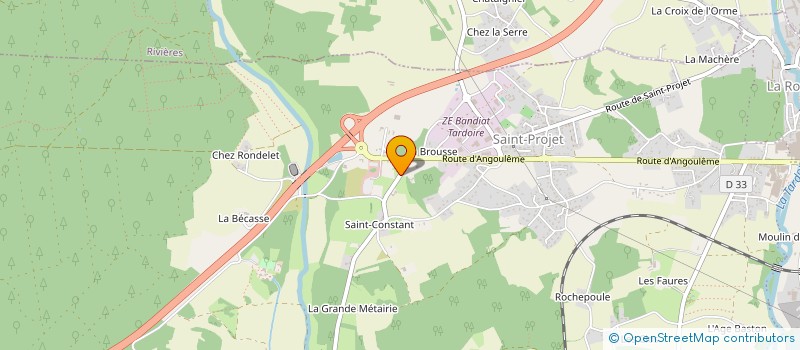 localisation de l'entreprise PHILINAD HOLDING  LA ROCHEFOUCAULD-EN-ANGOUMOIS
