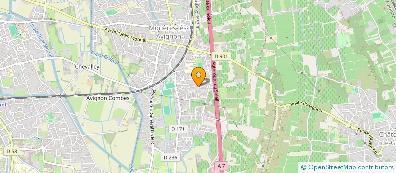 localisation de l'entreprise PHILING ET FILS  MORIERES-LES-AVIGNON