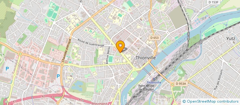 localisation de l'entreprise PHILINVEST  THIONVILLE