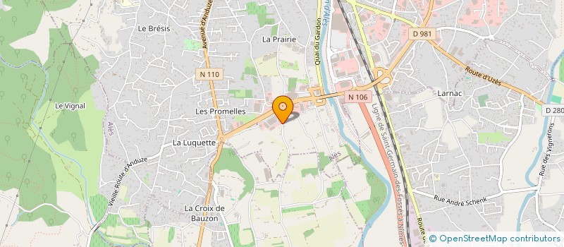 localisation de l'entreprise PHILIP BOIS  ALES