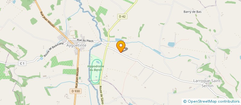 localisation de l'entreprise PHILIP GERARD  LARROQUE-SAINT-SERNIN