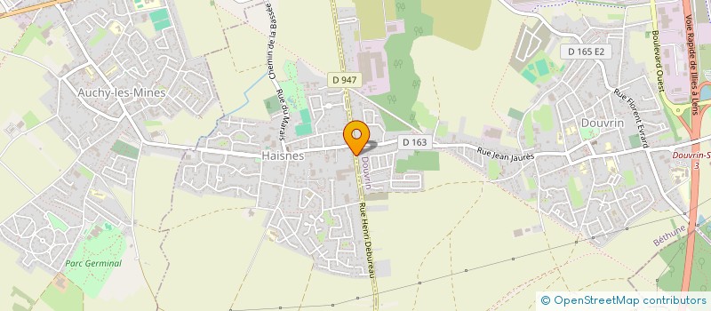 localisation de l'entreprise PHILIP LEGILLION COIFFURE  DOUVRIN