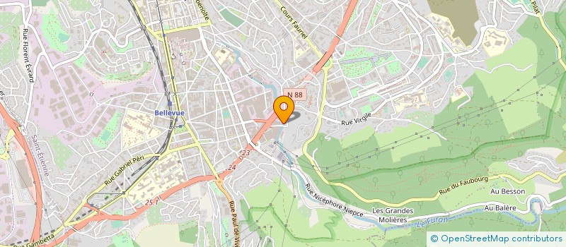 localisation de l'entreprise PHILIP MOTOS  SAINT-ETIENNE