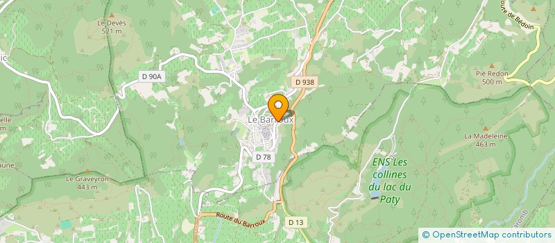 localisation de l'entreprise PHILIPAUL  LE BARROUX