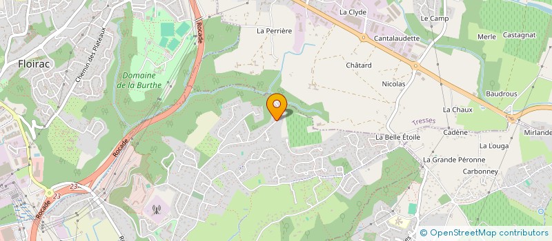 localisation de l'entreprise PHILIPPE  BOULIAC