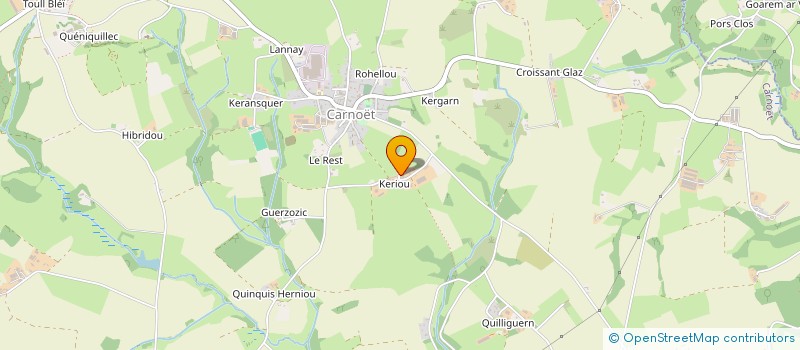 localisation de l'entreprise PHILIPPE à CARNOET