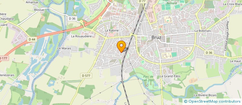 localisation de l'entreprise PHILIPPE  GUICHEN