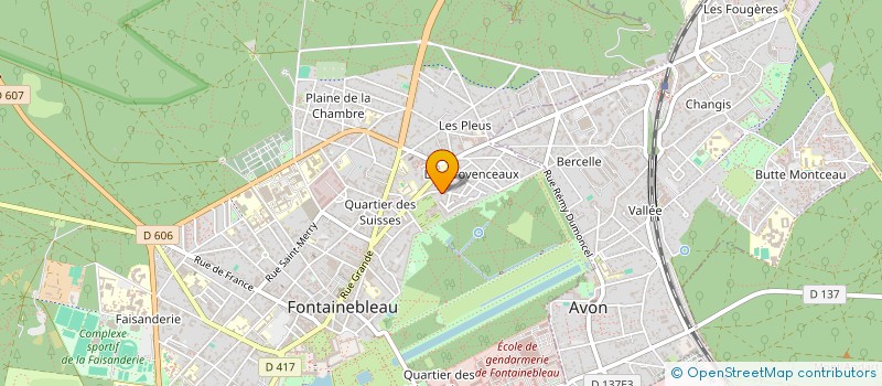 localisation de l'entreprise PHILIPPE  FONTAINEBLEAU