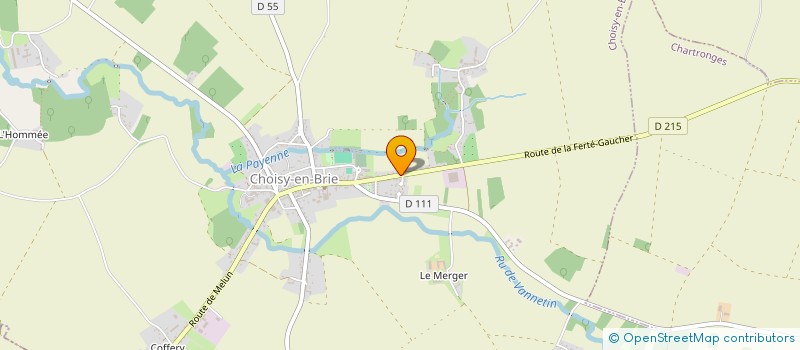 localisation de l'entreprise PHILIPPE AGRICULTURE  CHOISY-EN-BRIE