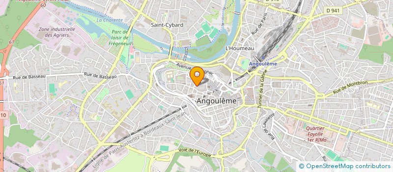 localisation de l'entreprise PHILIPPE AIGUILLON ET JOCELYNE BONNAUD à ANGOULEME