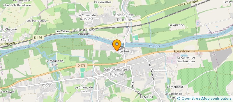 localisation de l'entreprise PHILIPPE ARNAUD AGENT à SAINT-GEORGES-SUR-CHER