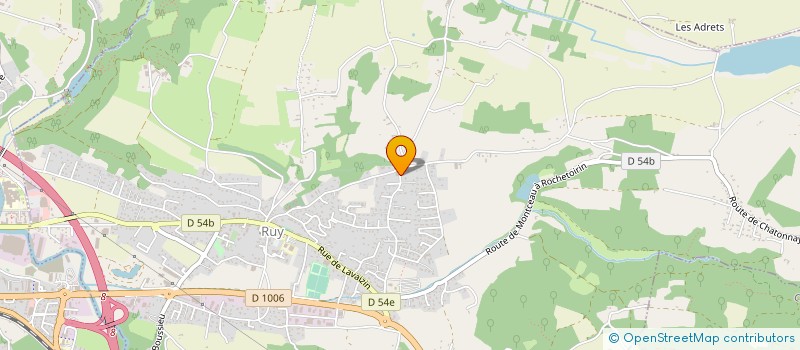 localisation de l'entreprise PHILIPPE BERGER  RUY-MONTCEAU