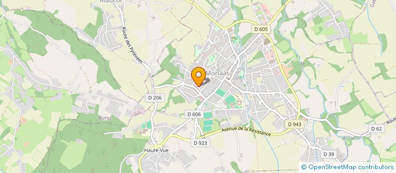 localisation de l'entreprise PHILIPPE BERNATA AGENCEMENT à MORLAAS