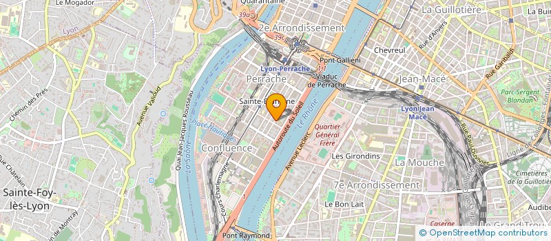 localisation de l'entreprise PHILIPPE BERTHELOT  LA TOUR-DE-SALVAGNY