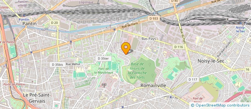 localisation de l'entreprise PHILIPPE BLANCHET à ROMAINVILLE