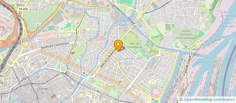 localisation de l'entreprise PHILIPPE BLUM CONSULTNG à STRASBOURG
