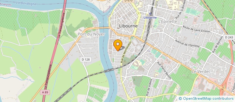 localisation de l'entreprise PHILIPPE BOIREAU à LIBOURNE