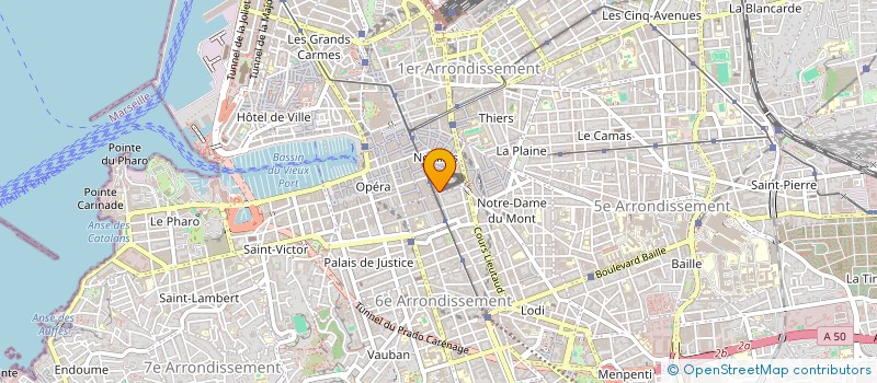 localisation de l'entreprise PHILIPPE BONNASSE à MARSEILLE