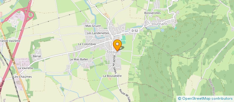 localisation de l'entreprise PHILIPPE BOUCHER CONSEILS  TOSSIAT