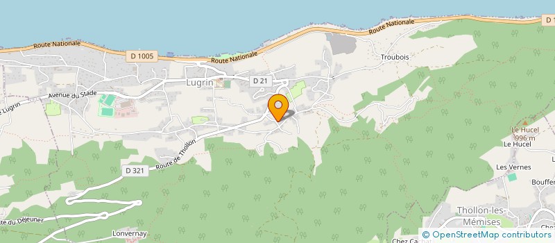 localisation de l'entreprise PHILIPPE BOUVET EURL  MAXILLY-SUR-LEMAN