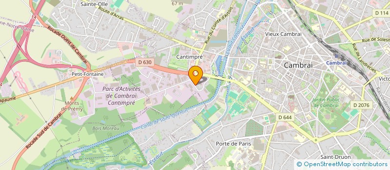 localisation de l'entreprise PHILIPPE BRACQ HOLDING P.B.H. à CAMBRAI