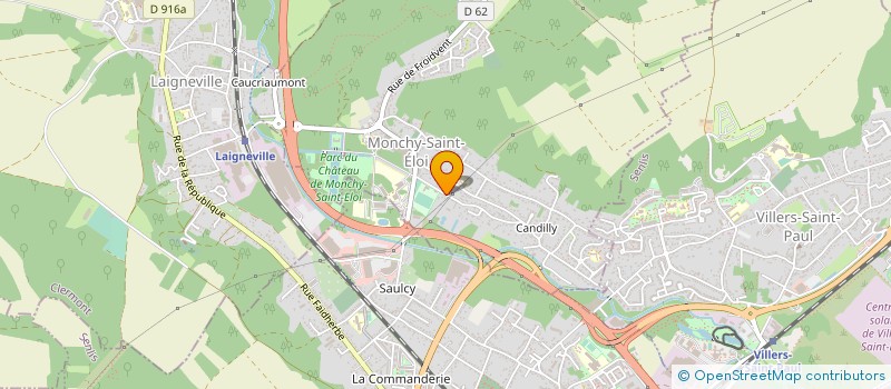 localisation de l'entreprise PHILIPPE BREBANT EURL  MONCHY-SAINT-ELOI