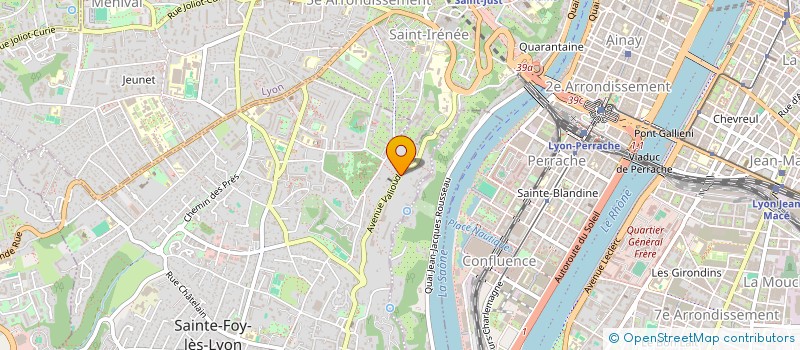 localisation de l'entreprise PHILIPPE BROSSETTE CONSULTING  SAINTE-FOY-LES-LYON