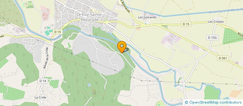 localisation de l'entreprise PHILIPPE BRUCHET à LE PUY-SAINTE-REPARADE