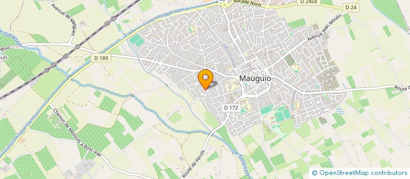 localisation de l'entreprise PHILIPPE CABASSUT  MAUGUIO