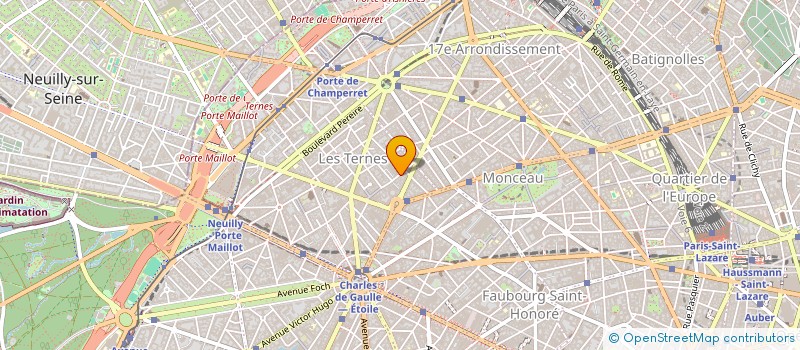 localisation de l'entreprise PHILIPPE CANET SARL  PARIS