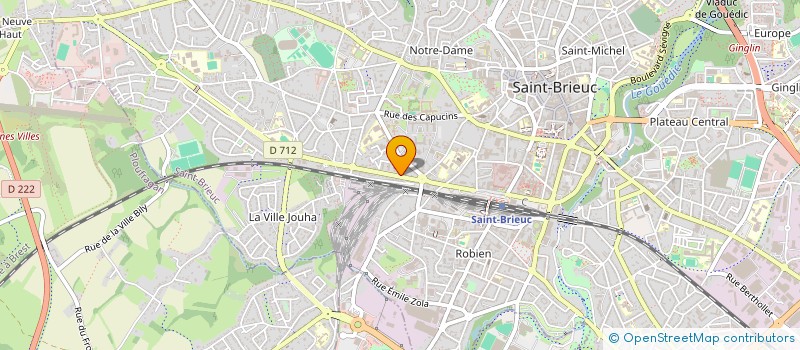 localisation de l'entreprise PHILIPPE-CARO IMMOBILIER à SAINT-BRIEUC