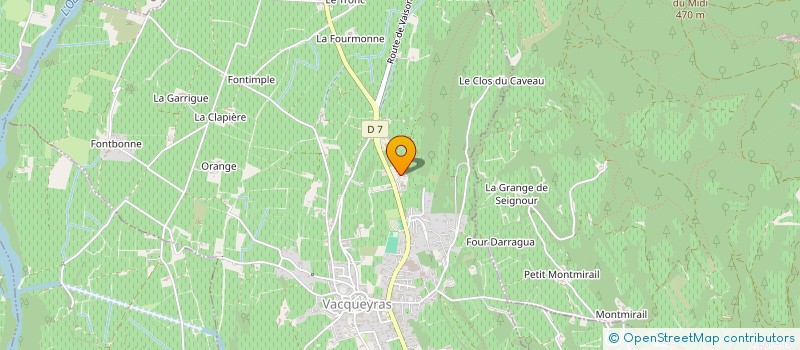 localisation de l'entreprise PHILIPPE CARTOUX à VACQUEYRAS