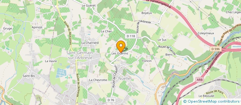 localisation de l'entreprise PHILIPPE CASILE IMMOBILIER  SAINT-GERMAIN-NUELLES