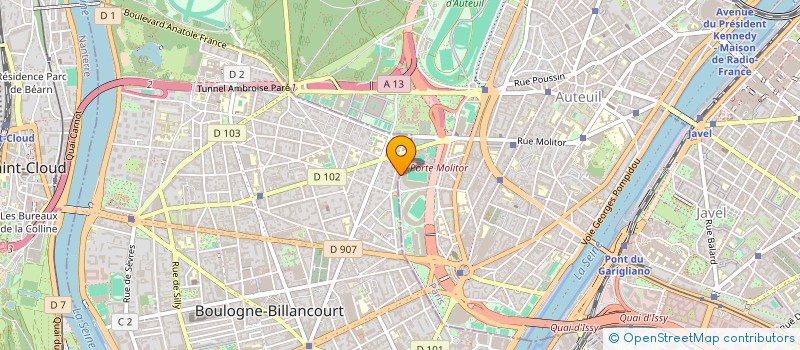 localisation de l'entreprise PHILIPPE CLAUDE CONSULTANT à BOULOGNE-BILLANCOURT