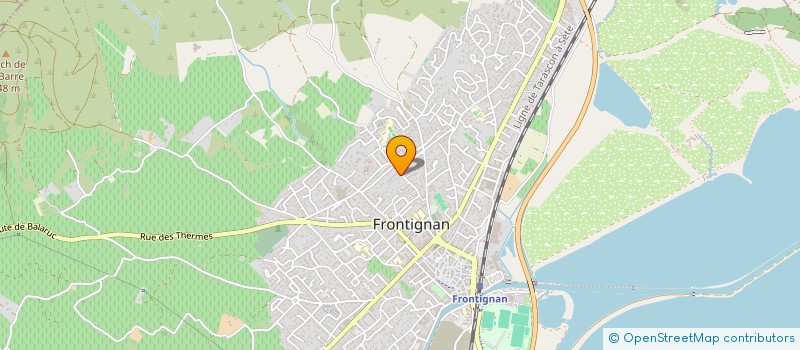 localisation de l'entreprise PHILIPPE CONSTRUCTIONS  FRONTIGNAN