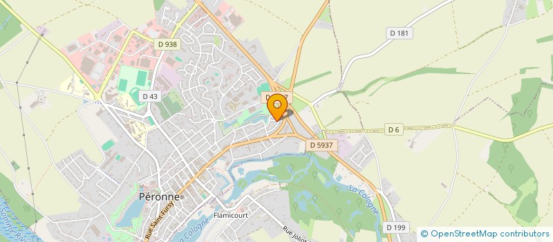 localisation de l'entreprise PHILIPPE CORINNE EVENTS  PERONNE