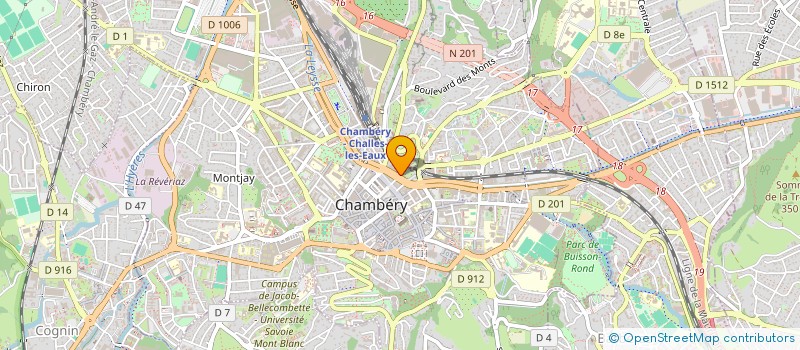 localisation de l'entreprise PHILIPPE DANCET DEVELOPPEMENT à CHAMBERY