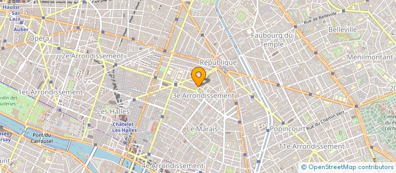 localisation de l'entreprise PHILIPPE DAVID SAS à PARIS