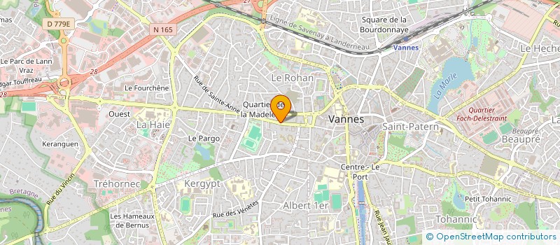 localisation de l'entreprise PHILIPPE DE KERMOYSAN à VANNES