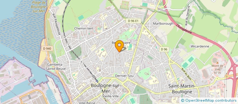 localisation de l'entreprise PHILIPPE.DEPEME INGENIERIE ET CONSEILS à BOULOGNE-SUR-MER