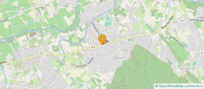 localisation de l'entreprise PHILIPPE DEVAUX  ROBION