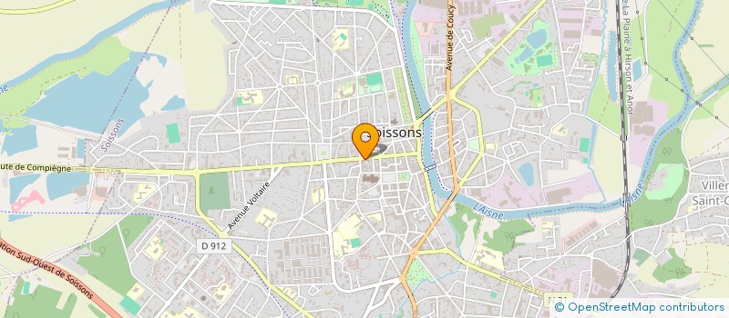 localisation de l'entreprise PHILIPPE DIDELET AGENCEMENT à SOISSONS