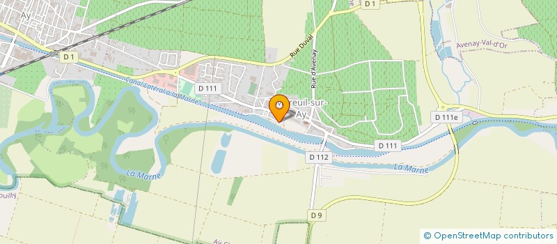 localisation de l'entreprise PHILIPPE DUNOYER DE SEGONZAC à AY-CHAMPAGNE