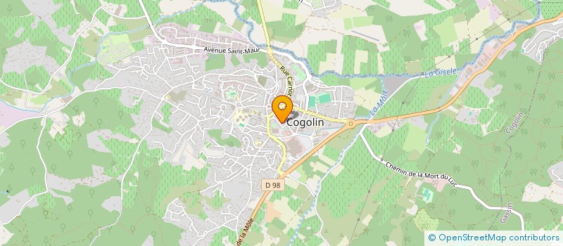 localisation de l'entreprise PHILIPPE ELISABETH à COGOLIN