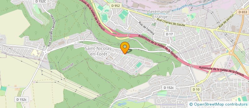 localisation de l'entreprise PHILIPPE ET ASSOCIES  HAYANGE