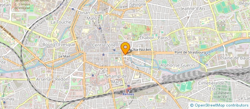 localisation de l'entreprise PHILIPPE ET BRIGITTE RIDARD  RENNES