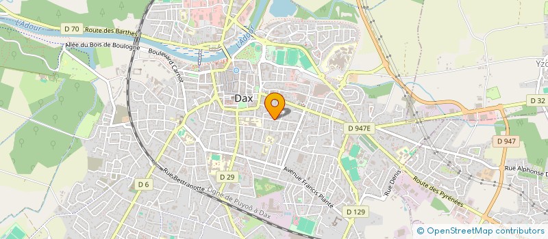 localisation de l'entreprise PHILIPPE ET EMMANUELLE BOU à DAX