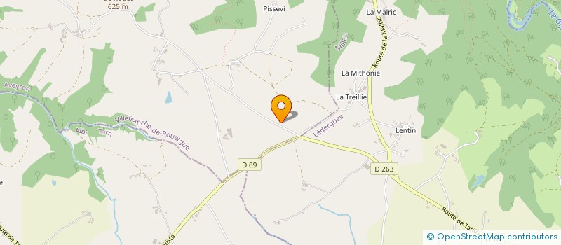 localisation de l'entreprise PHILIPPE ET MYRIAM LACROIX  TAURIAC-DE-NAUCELLE