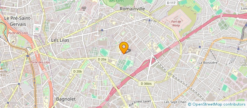 localisation de l'entreprise PHILIPPE EXPRESS à BAGNOLET